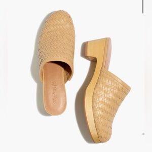 Madewell “The Jordyn” Clog in Woven Leather